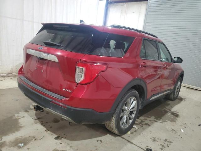 1FMSK8DH5MGC17456 - 2021 FORD EXPLORER XLT RED photo 3