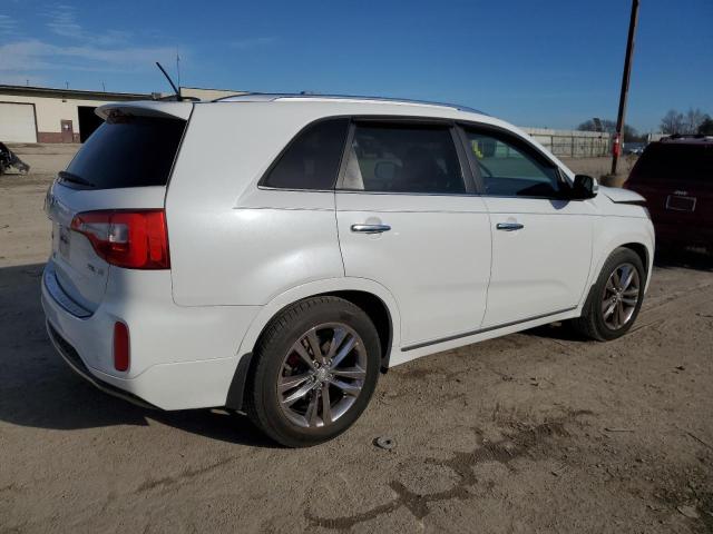 5XYKW4A76FG580447 - 2015 KIA SORENTO SX WHITE photo 3