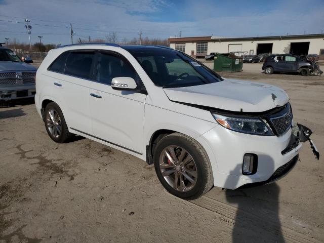 5XYKW4A76FG580447 - 2015 KIA SORENTO SX WHITE photo 4