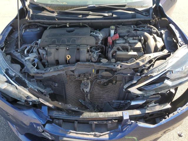 3N1AB7AP9KY339063 - 2019 NISSAN SENTRA S BLUE photo 11