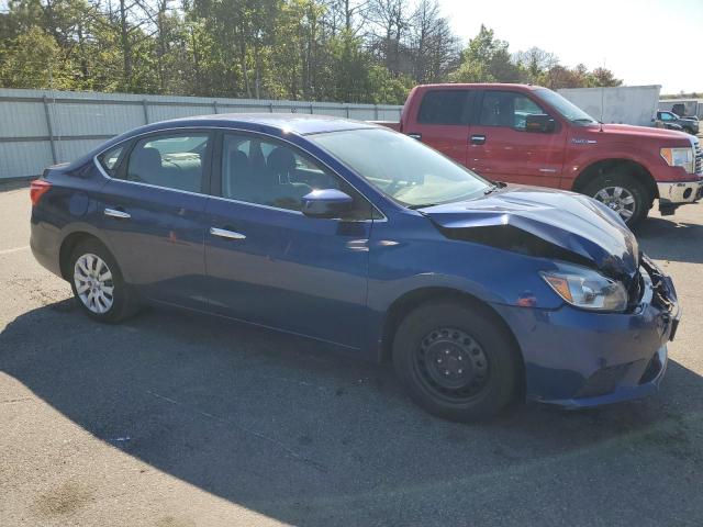 3N1AB7AP9KY339063 - 2019 NISSAN SENTRA S BLUE photo 4