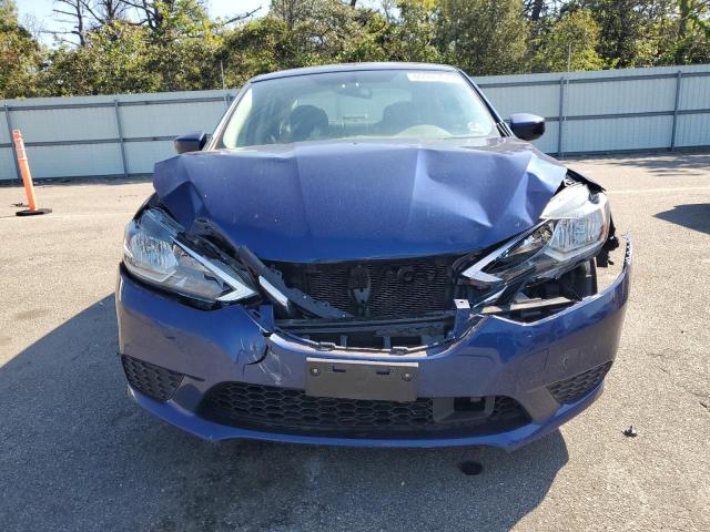 3N1AB7AP9KY339063 - 2019 NISSAN SENTRA S BLUE photo 5