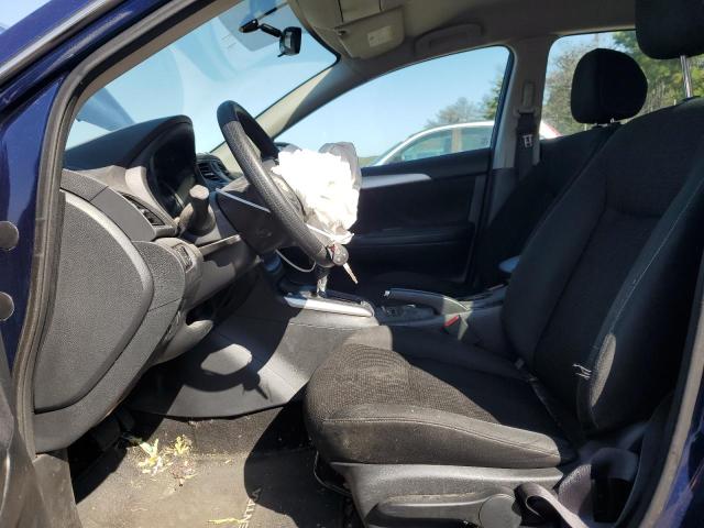 3N1AB7AP9KY339063 - 2019 NISSAN SENTRA S BLUE photo 7