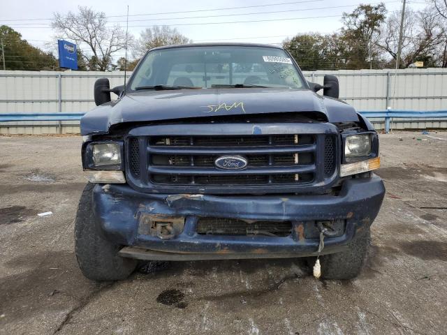 1FTSX31F12EC25896 - 2002 FORD F350 SRW SUPER DUTY BLUE photo 5