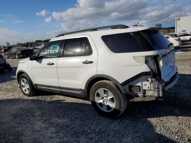 1FM5K7B88DGC13816 - 2013 FORD EXPLORER WHITE photo 2