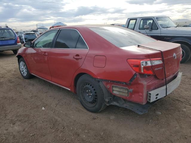 4T4BF1FK9ER438913 - 2014 TOYOTA CAMRY L RED photo 2