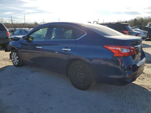 3N1AB7APXHY388667 - 2017 NISSAN SENTRA S BLUE photo 2