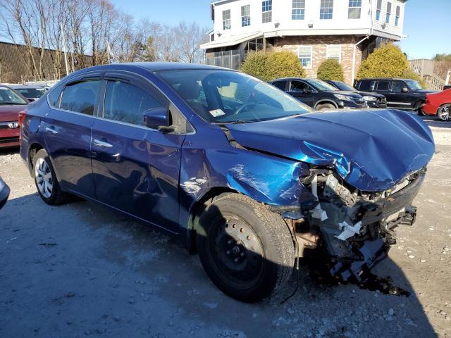 3N1AB7APXHY388667 - 2017 NISSAN SENTRA S BLUE photo 4