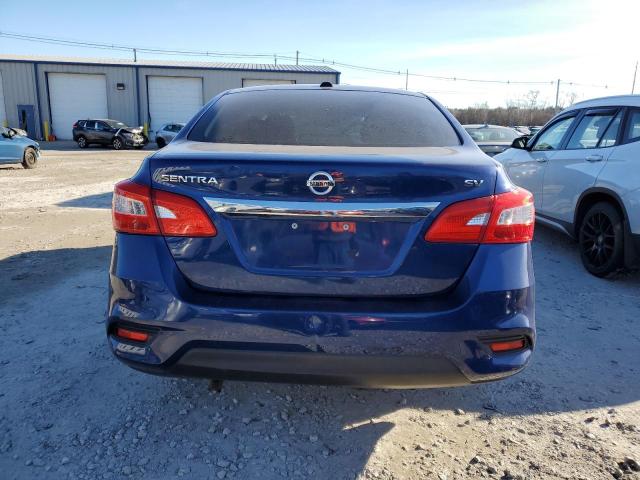 3N1AB7APXHY388667 - 2017 NISSAN SENTRA S BLUE photo 6