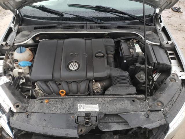 3VWDX7AJ8BM357047 - 2011 VOLKSWAGEN JETTA SE SILVER photo 11