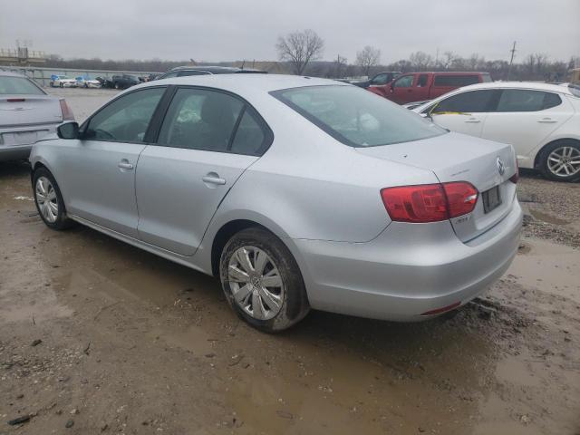 3VWDX7AJ8BM357047 - 2011 VOLKSWAGEN JETTA SE SILVER photo 2