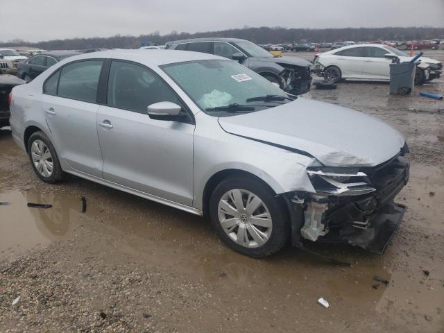 3VWDX7AJ8BM357047 - 2011 VOLKSWAGEN JETTA SE SILVER photo 4