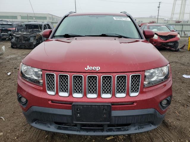 1C4NJCEA1ED647531 - 2014 JEEP COMPASS LATITUDE RED photo 5