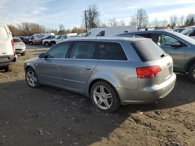 WAUKF78E87A105189 - 2007 AUDI A4 2.0T AVANT QUATTRO SILVER photo 2