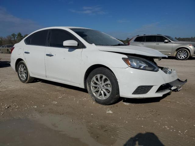 3N1AB7AP4KY406667 - 2019 NISSAN SENTRA S WHITE photo 4