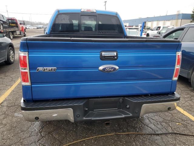 1FTFW1ET0DFD17085 - 2013 FORD F150 SUPERCREW BLUE photo 6