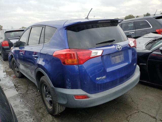 2T3ZFREV5FW224769 - 2015 TOYOTA RAV4 LE BLUE photo 2