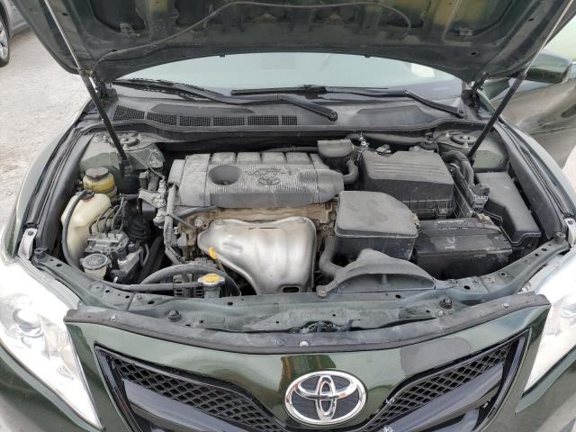 4T4BF3EK0BR112314 - 2011 TOYOTA CAMRY BASE GREEN photo 11