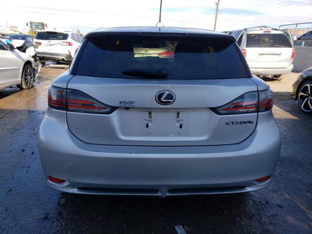 JTHKD5BH7C2085486 - 2012 LEXUS CT 200 SILVER photo 6