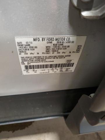 1FM5K8AR7EGA33549 - 2014 FORD EXPLORER POLICE INTERCEPTOR Күміс фото 13