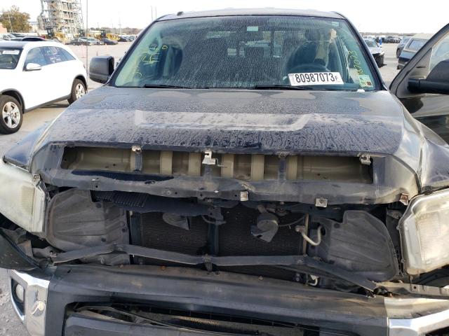5TFRM5F16EX075664 - 2014 TOYOTA TUNDRA DOUBLE CAB SR/SR5 BLACK photo 11