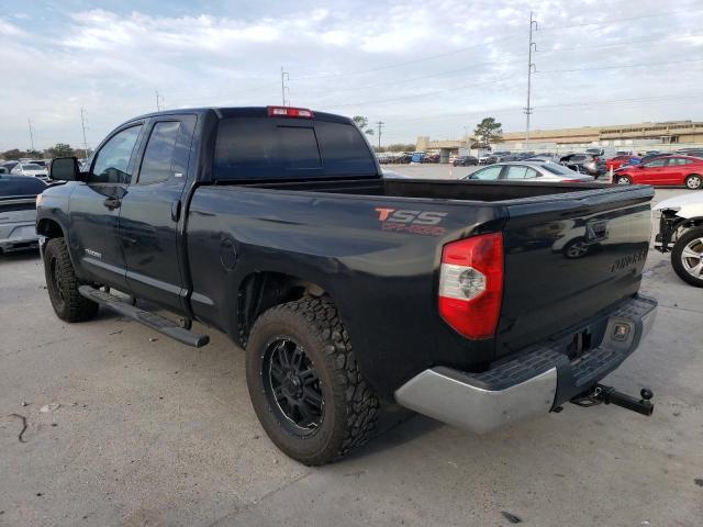 5TFRM5F16EX075664 - 2014 TOYOTA TUNDRA DOUBLE CAB SR/SR5 BLACK photo 2