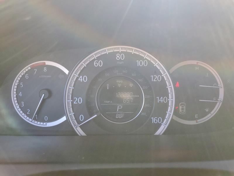 1HGCR2F84DA095692 - 2013 HONDA ACCORD EXL ნაცრისფერი ფოტო 9