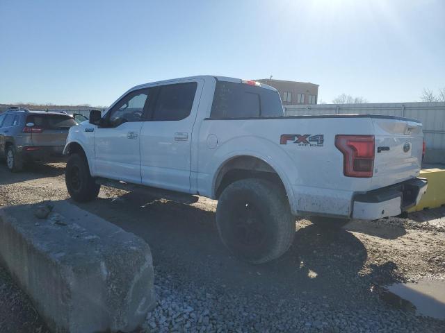 1FTEW1EF4FKE71010 - 2015 FORD F150 SUPERCREW WHITE photo 2