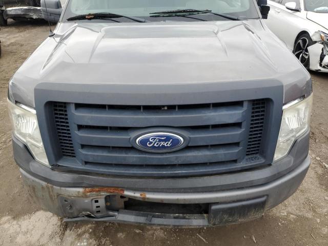 1FTMF1C84AKE73297 - 2010 FORD F150 GRAY photo 11