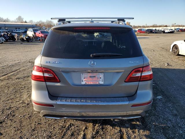 4JGDA5HBXCA022020 - 2012 MERCEDES-BENZ ML 350 4MATIC GRAY photo 6