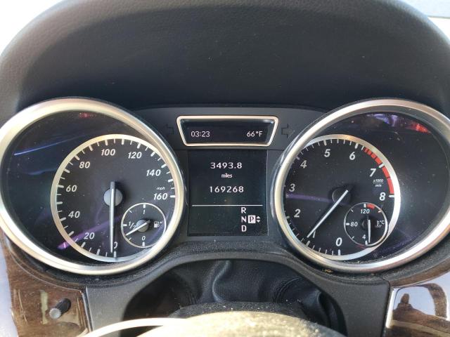 4JGDA5HBXCA022020 - 2012 MERCEDES-BENZ ML 350 4MATIC GRAY photo 9