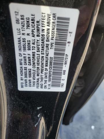 19XFB2F51CE086532 - 2012 HONDA CIVIC LX Qara foto 13