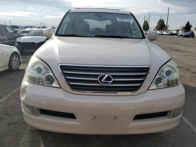 JTJBT20X530006936 - 2003 LEXUS GX 470 CREAM photo 5