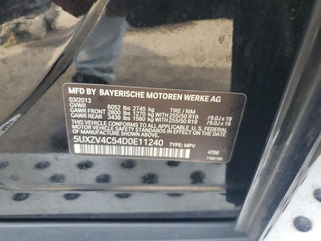5UXZV4C54D0E11240 - 2013 BMW X5 XDRIVE35I Schwarz Foto 13