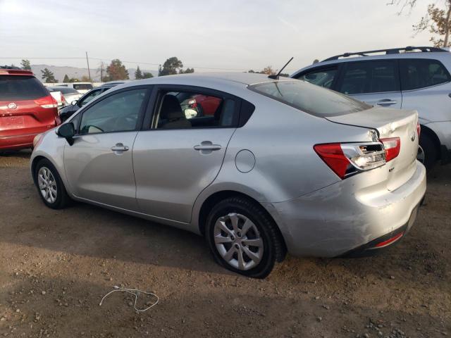 KNADM4A32D6239622 - 2013 KIA RIO LX SILVER photo 2