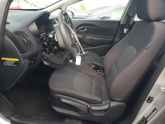 KNADM4A32D6239622 - 2013 KIA RIO LX SILVER photo 7