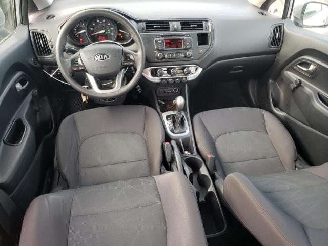 KNADM4A32D6239622 - 2013 KIA RIO LX SILVER photo 8