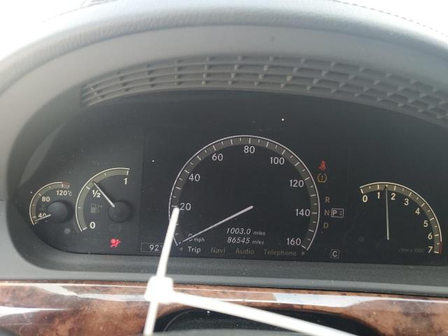 WDDNG86X48A177005 - 2008 MERCEDES-BENZ S 550 4MATIC BLACK photo 9