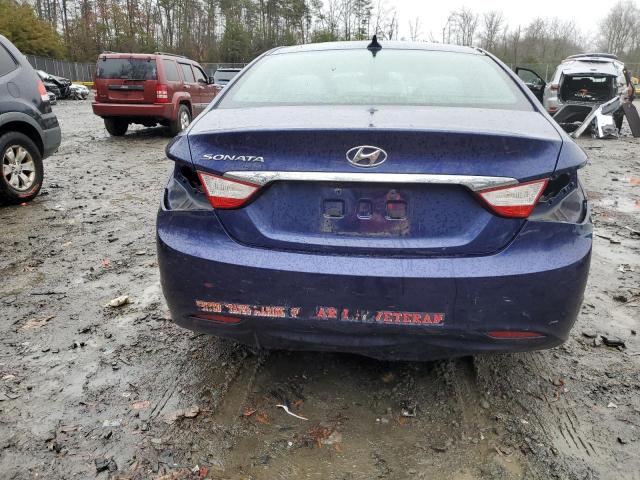 5NPEB4AC2DH723650 - 2013 HYUNDAI SONATA GLS BLUE photo 6