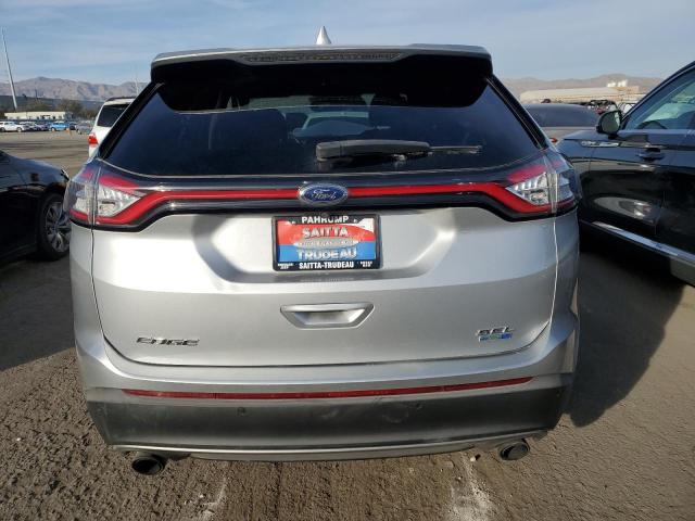 2FMPK4J97GBC14257 - 2016 FORD EDGE SEL SILVER photo 6