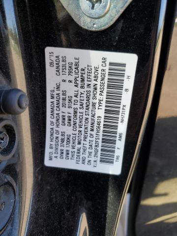 2HGFB2F51FH564619 - 2015 HONDA CIVIC LX Qara foto 12