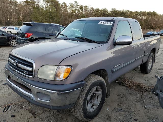 5TBBT44122S281625 - 2002 TOYOTA TUNDRA ACCESS CAB SILVER photo 1