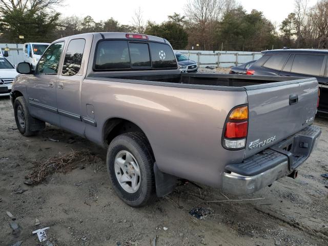 5TBBT44122S281625 - 2002 TOYOTA TUNDRA ACCESS CAB ვერცხლისფერი ფოტო 2