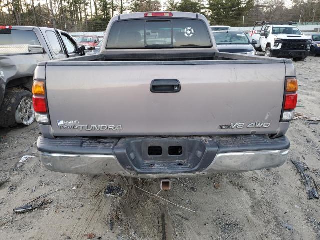 5TBBT44122S281625 - 2002 TOYOTA TUNDRA ACCESS CAB SILVER photo 6