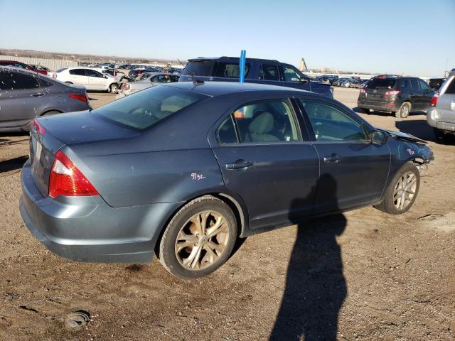 3FAHP0HA0CR364800 - 2012 FORD FUSION SE TURQUOISE photo 3