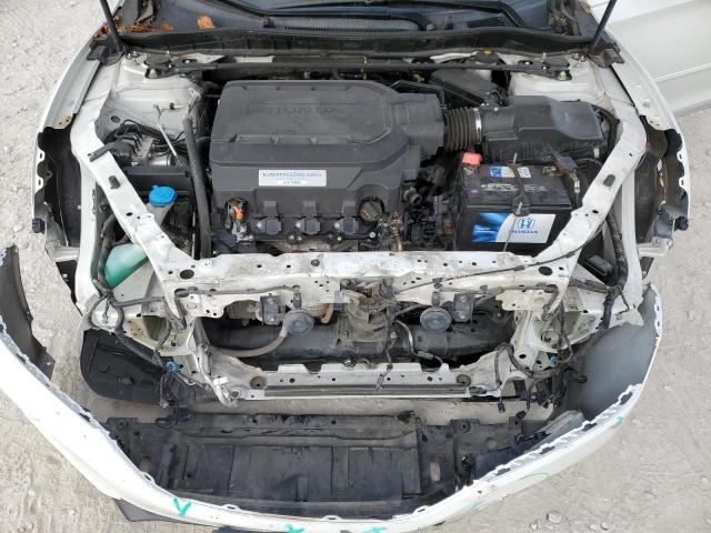 1HGCR3F81GA030843 - 2016 HONDA ACCORD EXL WHITE photo 11