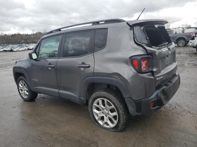 ZACCJBBBXHPE82194 - 2017 JEEP RENEGADE LATITUDE GRAY photo 2