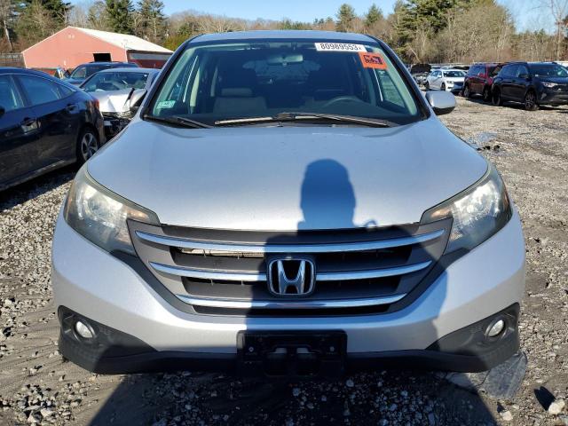 2HKRM4H56EH632675 - 2014 HONDA CR-V EX SILVER photo 5