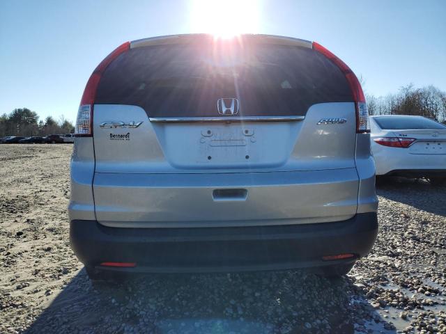 2HKRM4H56EH632675 - 2014 HONDA CR-V EX SILVER photo 6