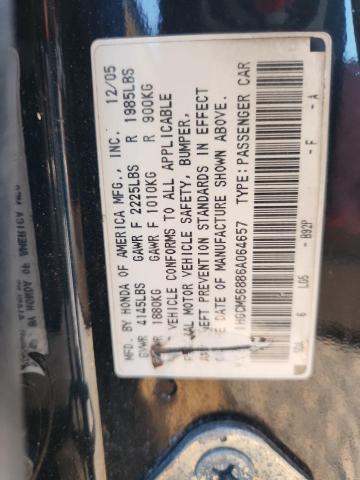 1HGCM56886A064657 - 2006 HONDA ACCORD EX 黑色 照片 13